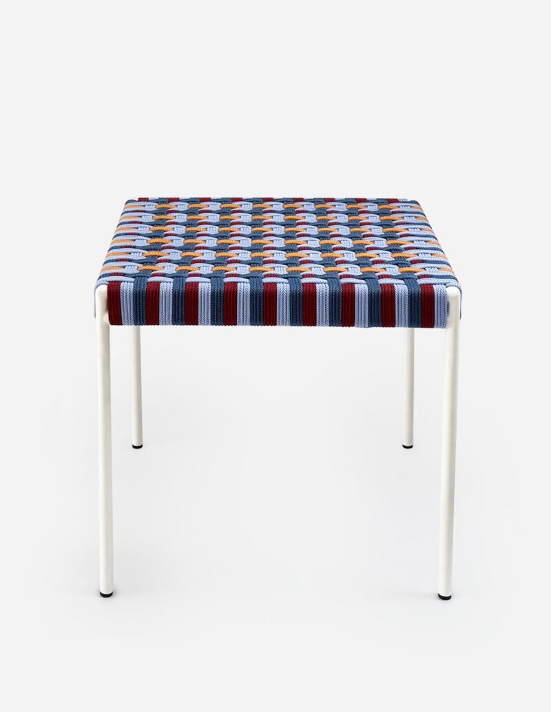 Sgabello Hermi azzurro