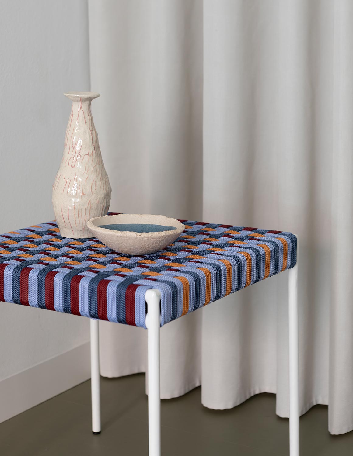 Sgabello Hermi azzurro - immagine 4