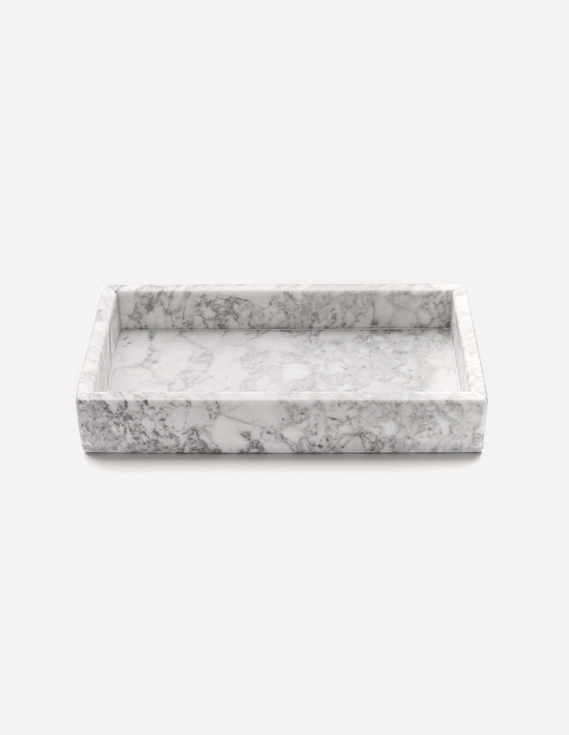 Portaoggetti marmo bianco Carrara