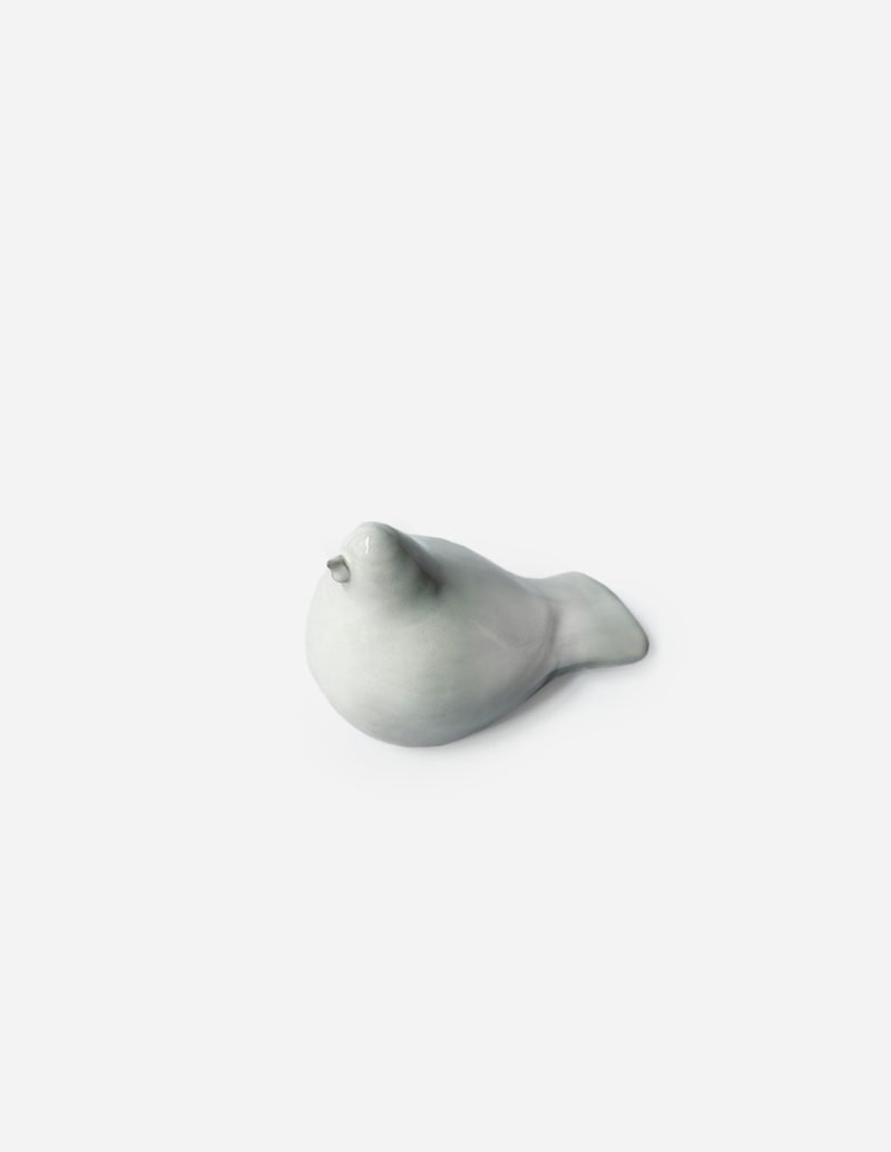 Uccellino in ceramica