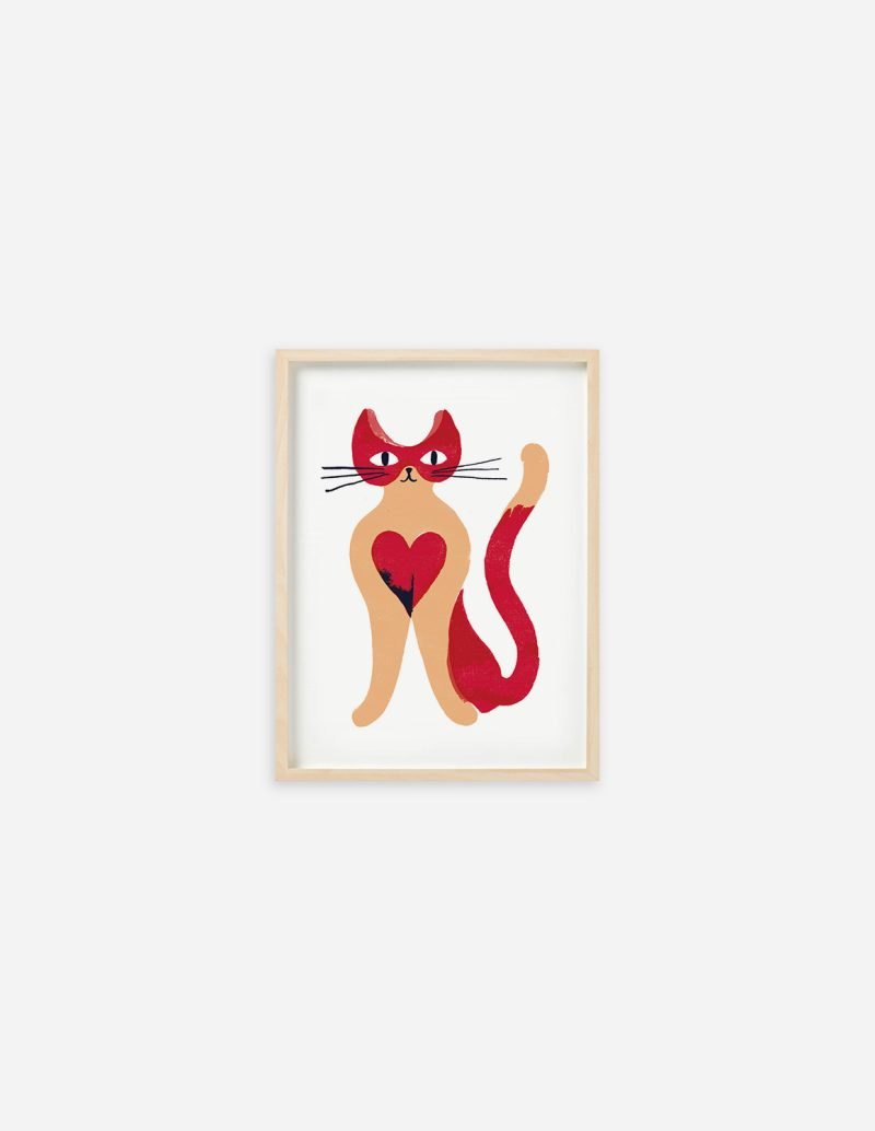 Stampa “Gatto cuore”