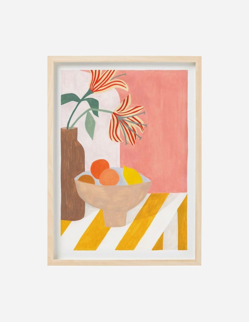 Stampa Calla lilies still life