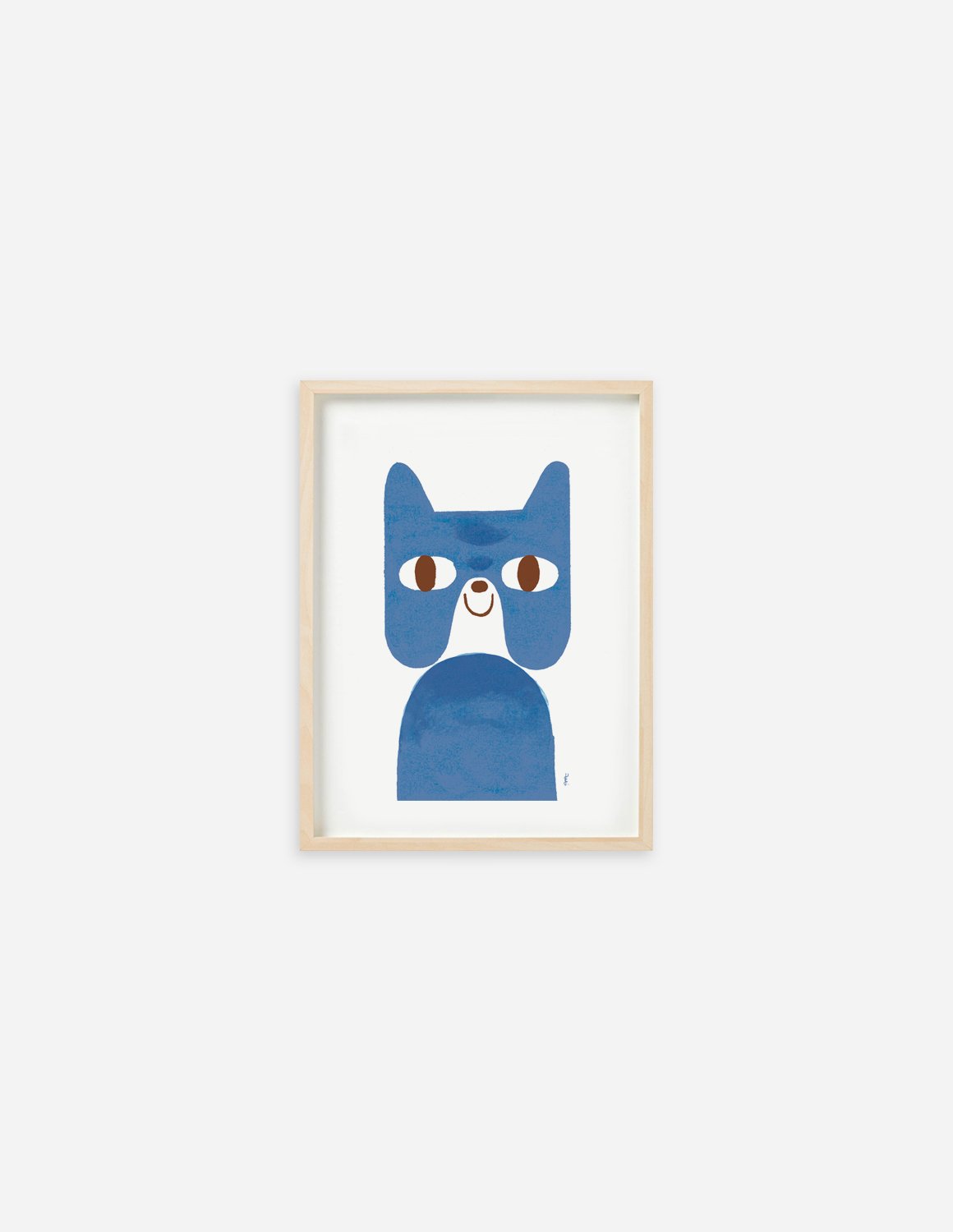 Stampa "Happy Blue Dog"