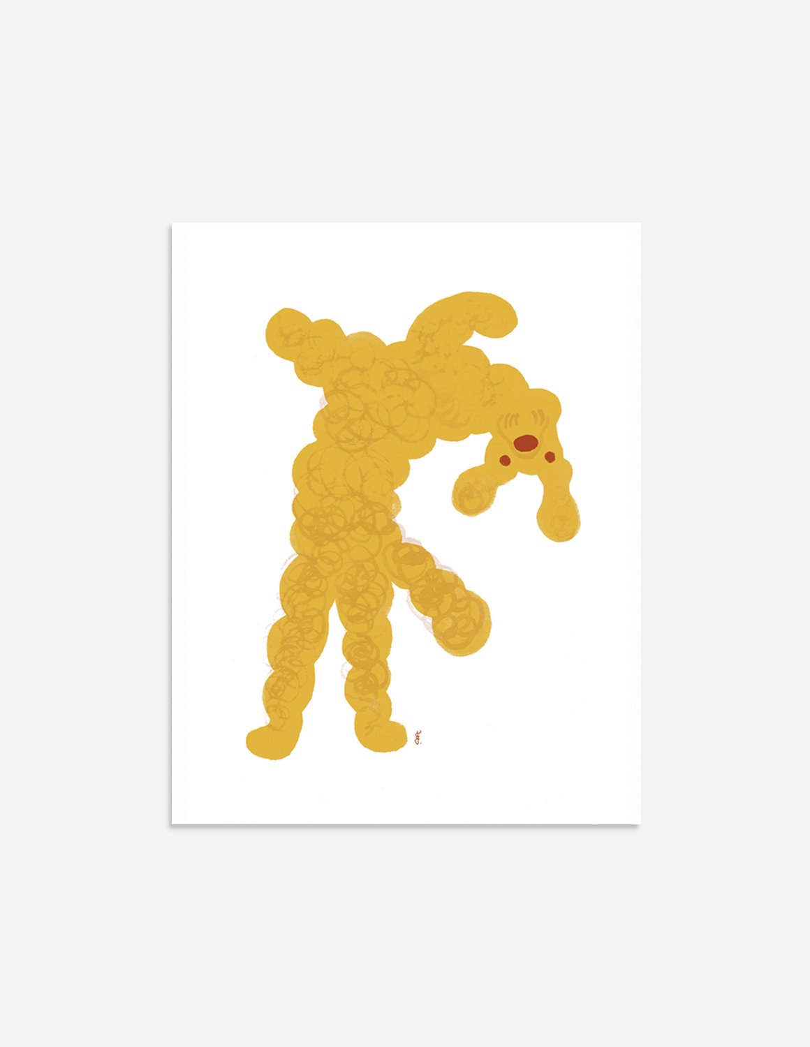 Stampa "Yellow dog" A4