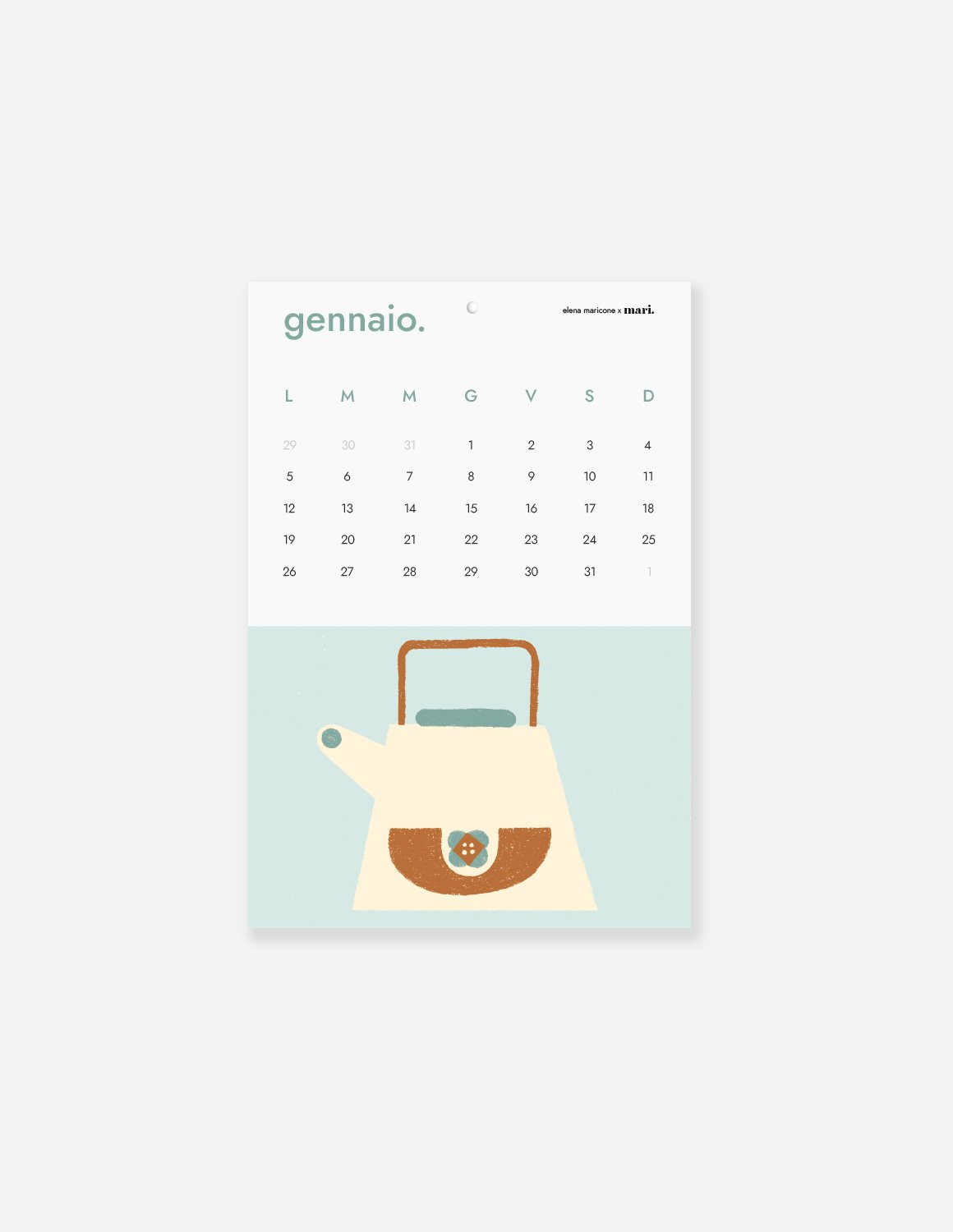 Calendario illustrato 2026