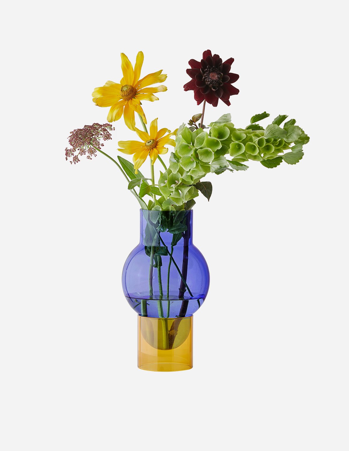 Vaso Bubble Tube blu