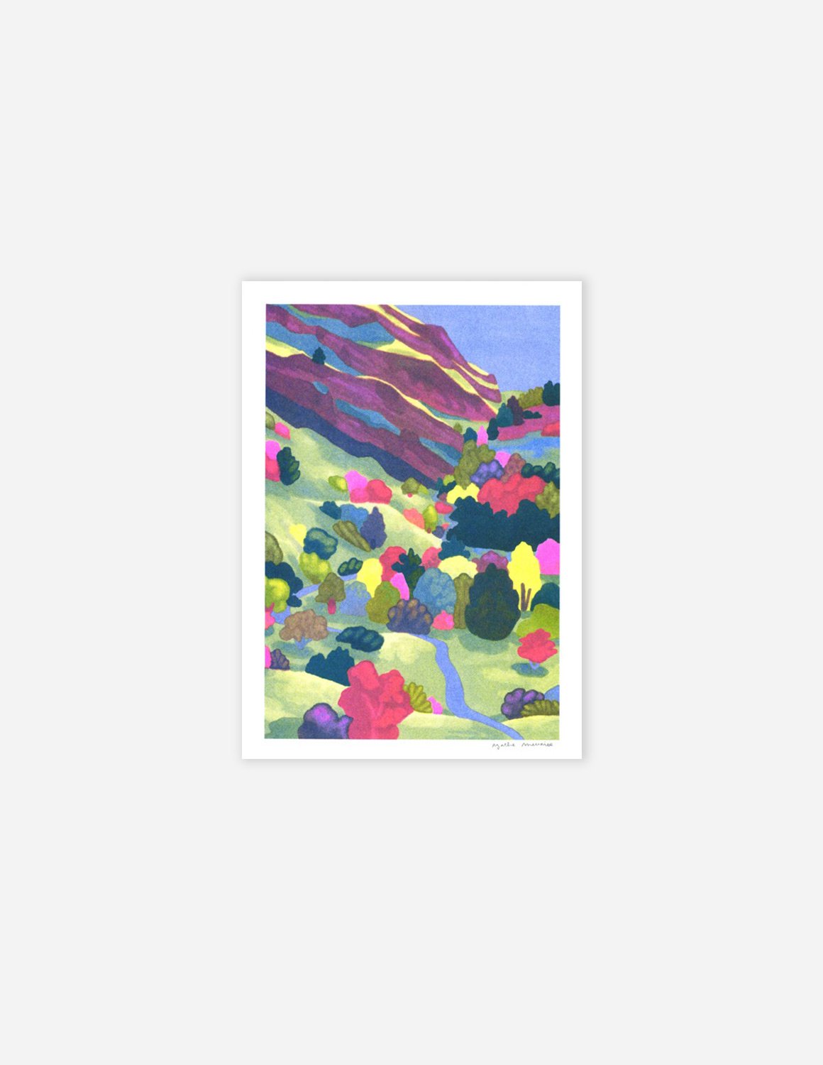 Stampa Risograph "Roselend" - immagine 2