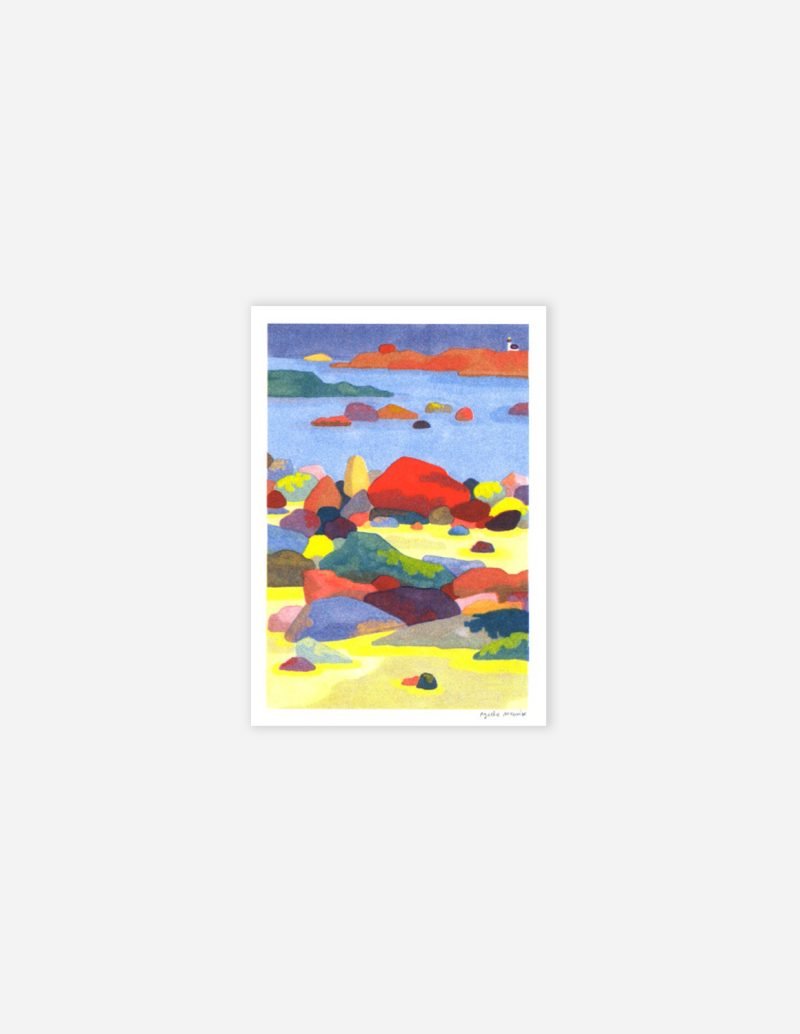 Stampa Risograph "Phare du Pontusval"