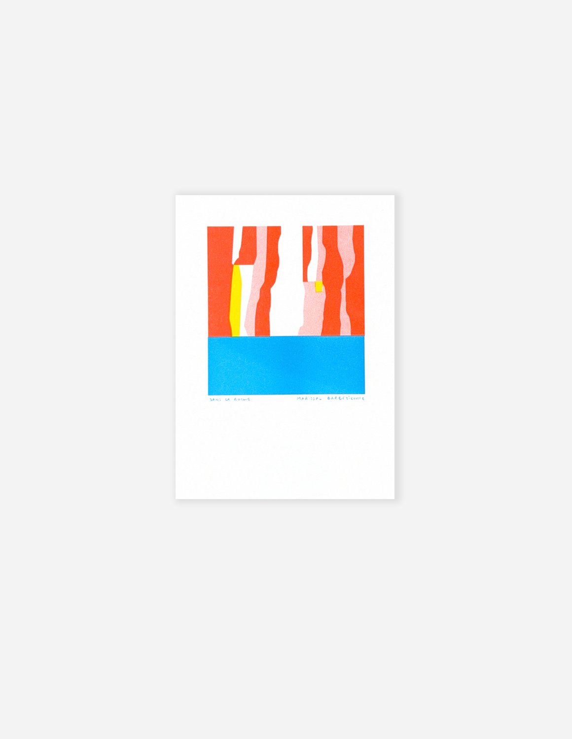 Stampa Risograph "Dans la roche" - immagine 2