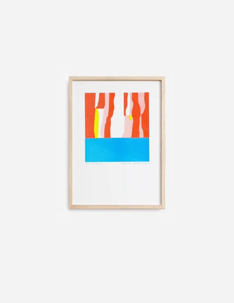 Stampa Risograph "Dans la roche"