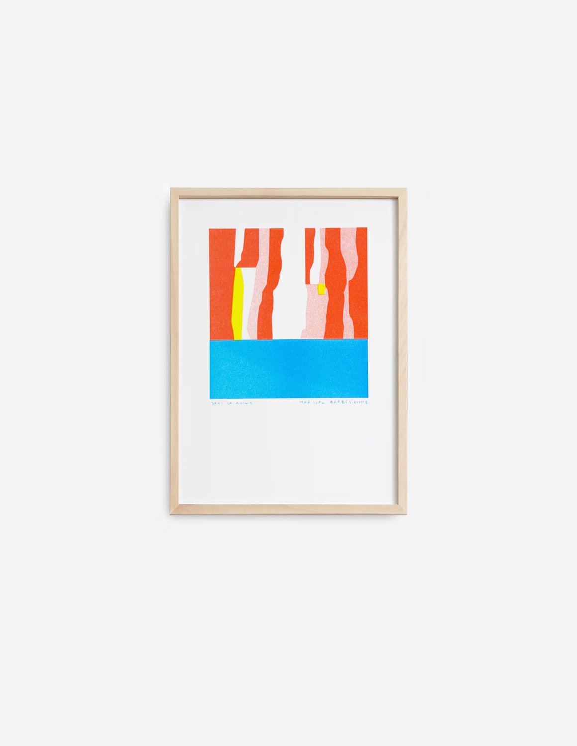 Stampa Risograph "Dans la roche"