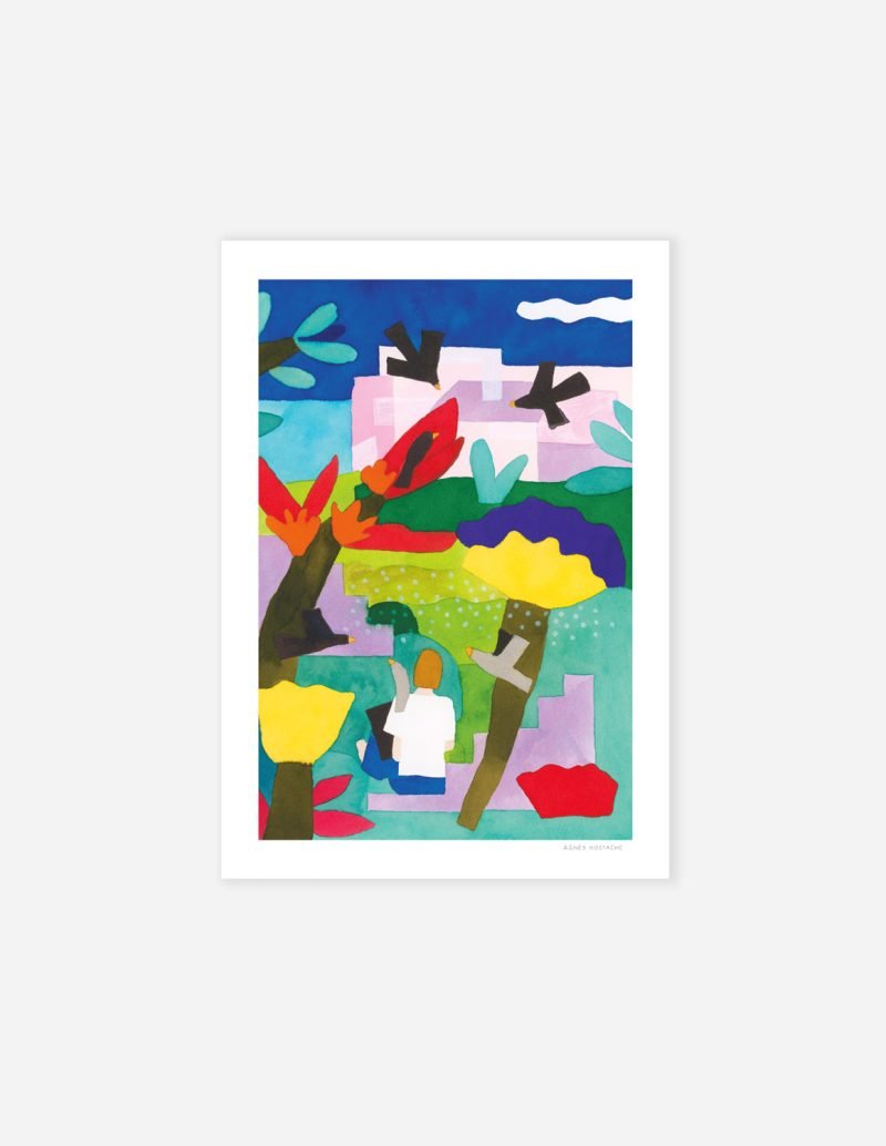 Stampa "Avec le merle"