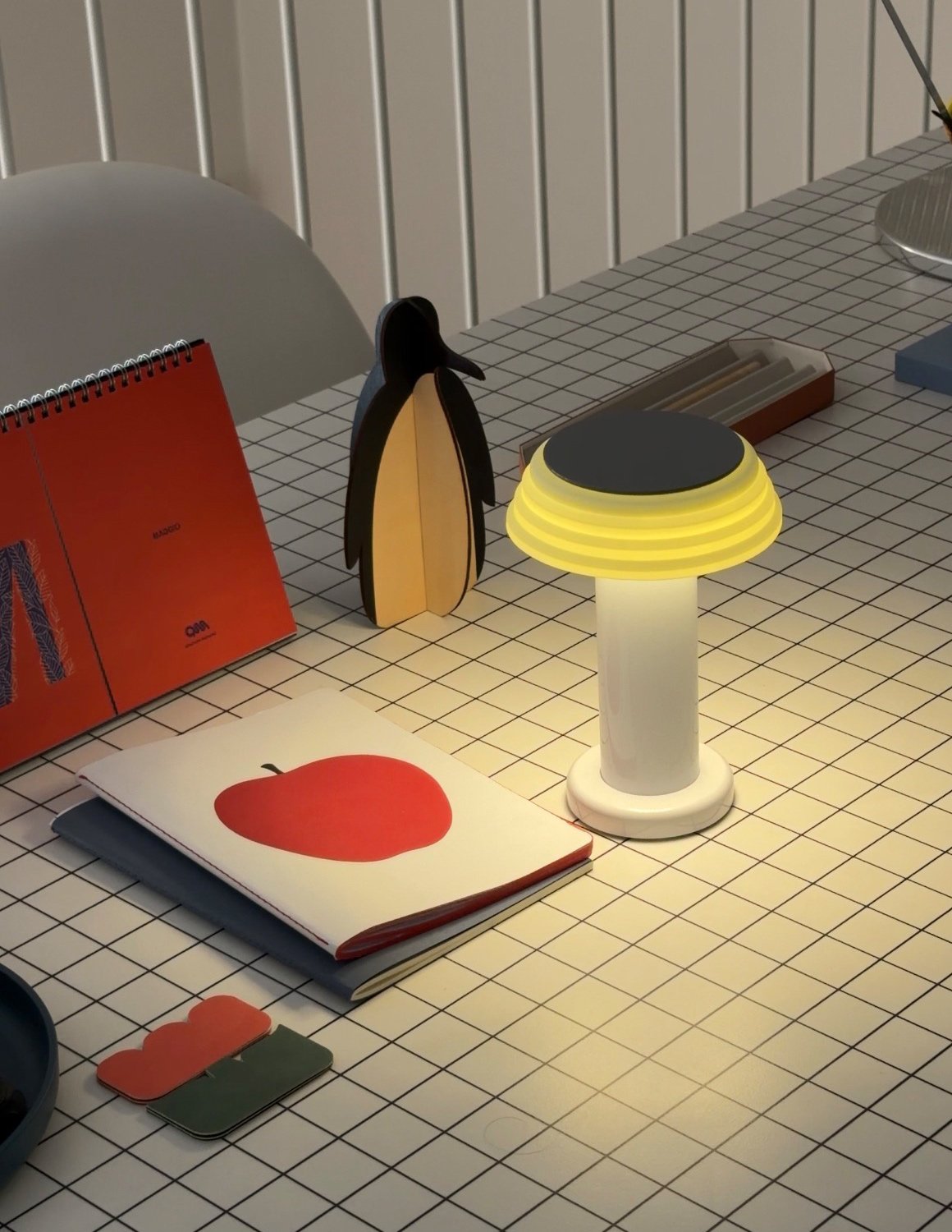 Lampada PL5 - doppio paralume - immagine 5
